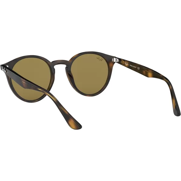 RayBan Rb2180 Round SunglassesLight HavanaDark Brown