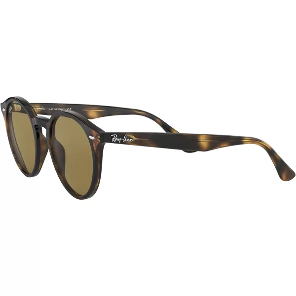 RayBan Rb2180 Round SunglassesLight HavanaDark Brown