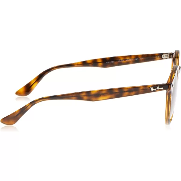 RayBan Rb2180 Round SunglassesLight HavanaPolarized Brown