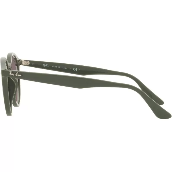 RayBan Rb2180 Round SunglassesMilitary GreenViolet