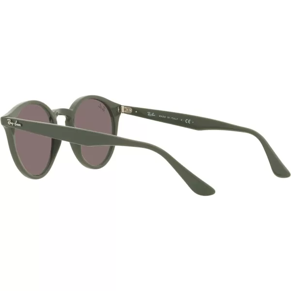 RayBan Rb2180 Round SunglassesMilitary GreenViolet