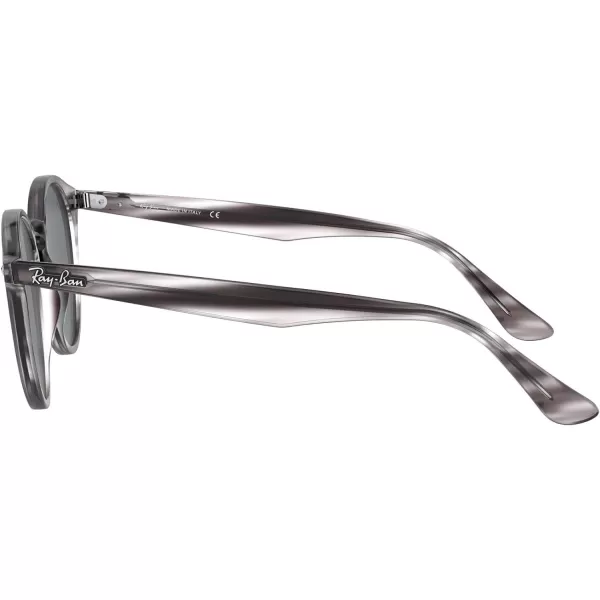 RayBan Rb2180 Round SunglassesStriped Grey HavanaDark Grey