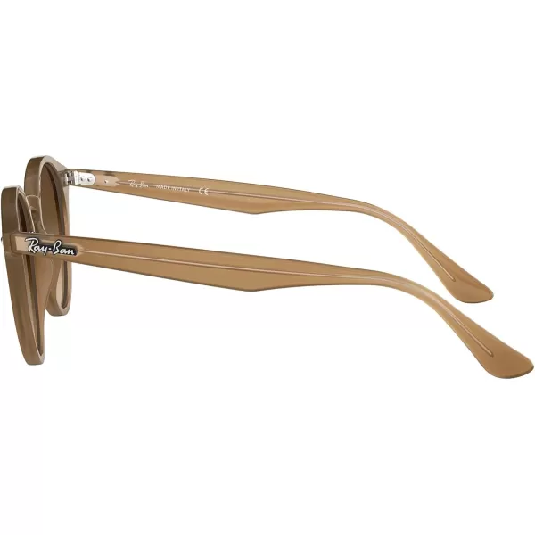 RayBan Rb2180 Round SunglassesTurtledoveBrown Gradient