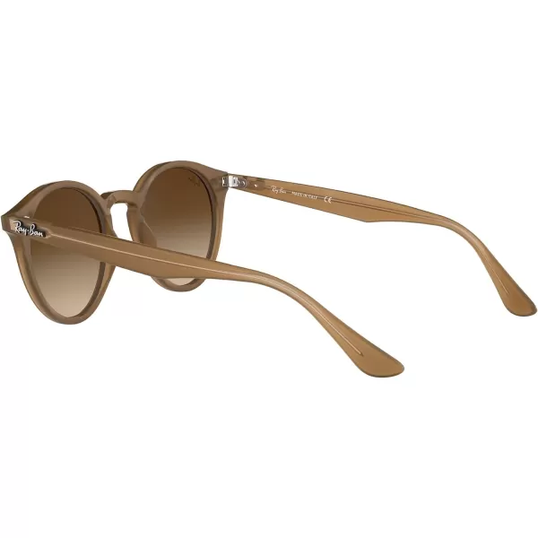 RayBan Rb2180 Round SunglassesTurtledoveBrown Gradient