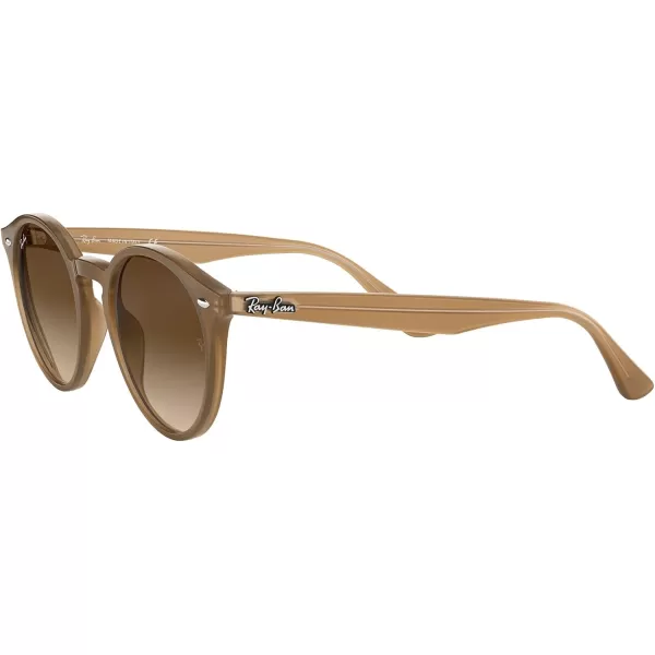 RayBan Rb2180 Round SunglassesTurtledoveBrown Gradient