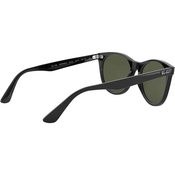 RayBan Rb2185 Wayfarer Ii Round SunglassesBlackG15 Green