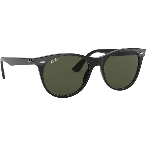 RayBan Rb2185 Wayfarer Ii Round SunglassesBlackG15 Green