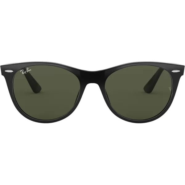 RayBan Rb2185 Wayfarer Ii Round SunglassesBlackG15 Green