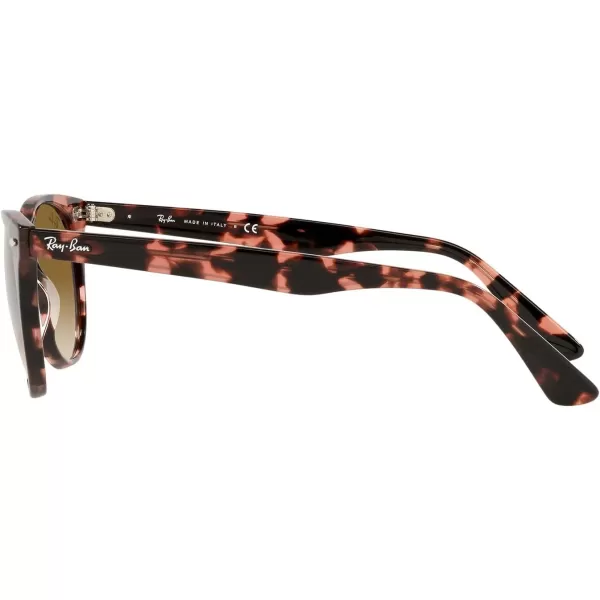 RayBan Rb2185 Wayfarer Ii Round SunglassesPink HavanaClear Gradient Brown