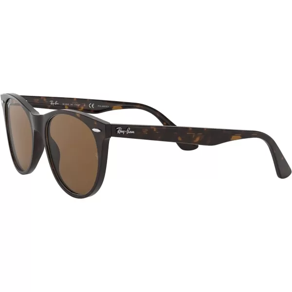 RayBan Rb2185 Wayfarer Ii Round SunglassesTortoiseB15 Brown Polarized