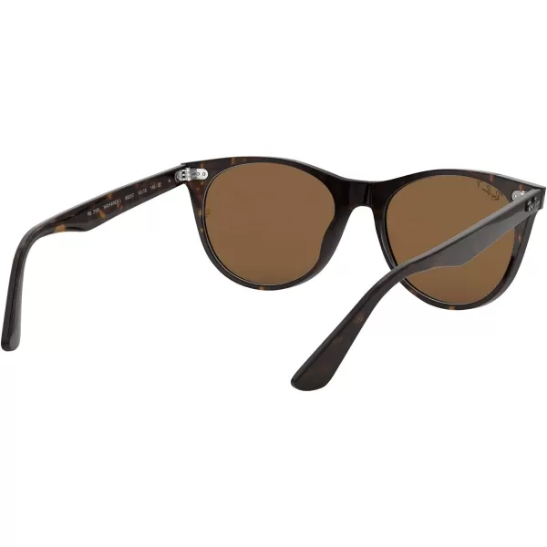 RayBan Rb2185 Wayfarer Ii Round SunglassesTortoiseB15 Brown Polarized