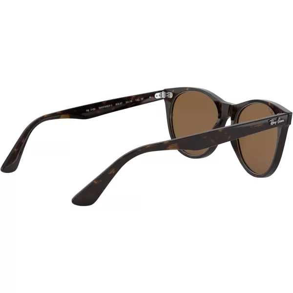 RayBan Rb2185 Wayfarer Ii Round SunglassesTortoiseB15 Brown Polarized