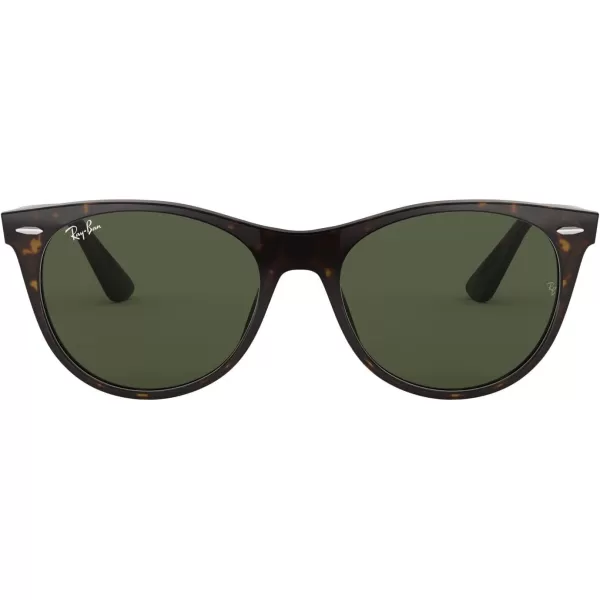 RayBan Rb2185 Wayfarer Ii Round SunglassesTortoiseG15 Green