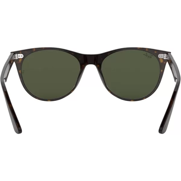 RayBan Rb2185 Wayfarer Ii Round SunglassesTortoiseG15 Green