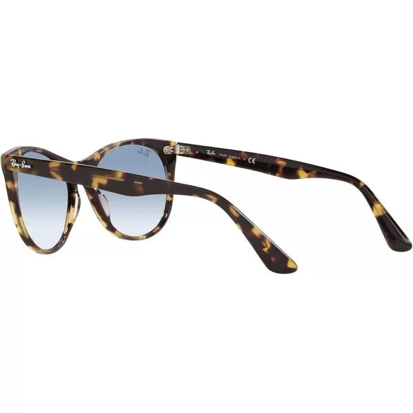 RayBan Rb2185 Wayfarer Ii Round SunglassesYellow HavanaClear Gradient Blue