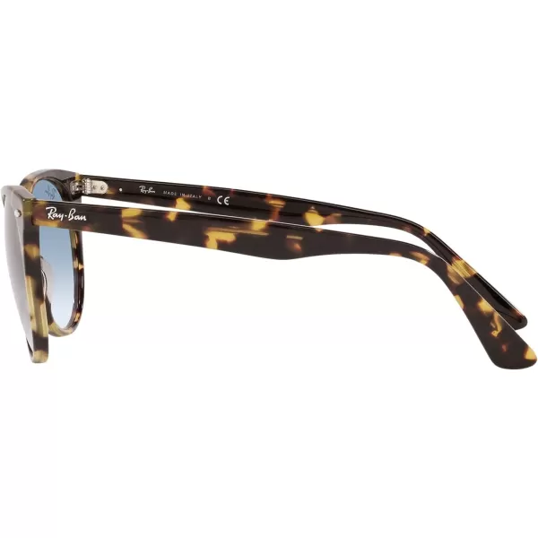 RayBan Rb2185 Wayfarer Ii Round SunglassesYellow HavanaClear Gradient Blue
