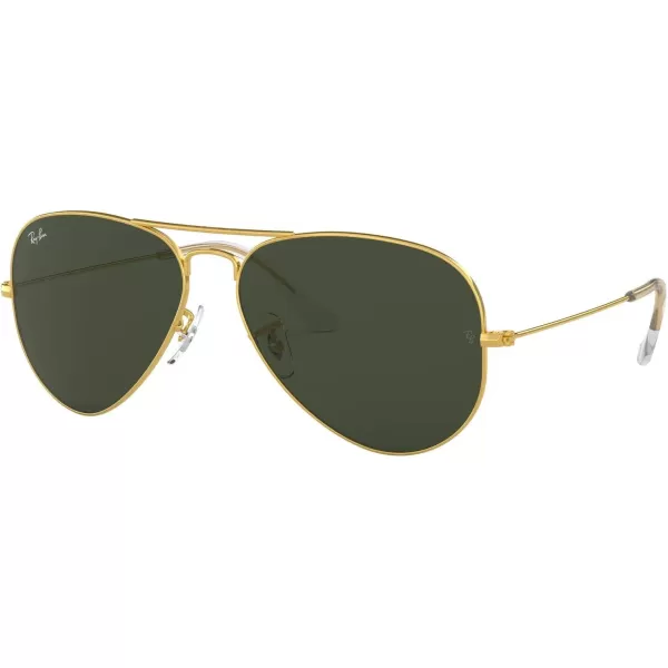 RayBan Rb3025 Classic AviatorGold BlackG15 Green