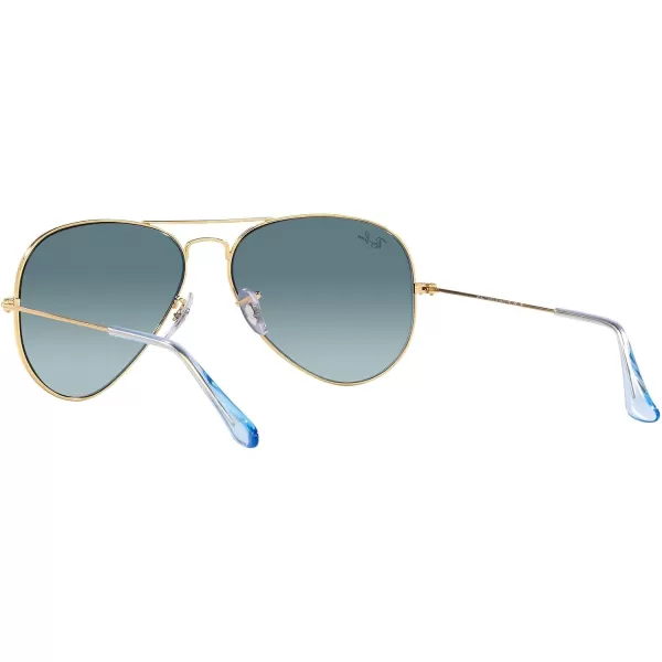 RayBan Rb3025 Classic AviatorGoldBlue Gradient Grey