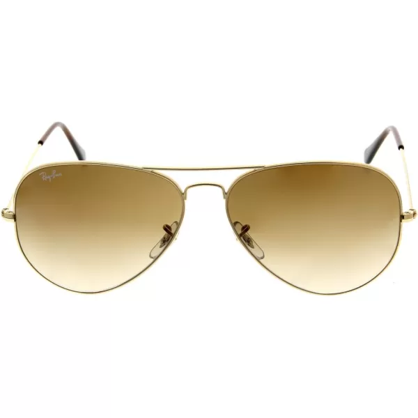 RayBan Rb3025 Classic AviatorGoldClear Gradient Brown