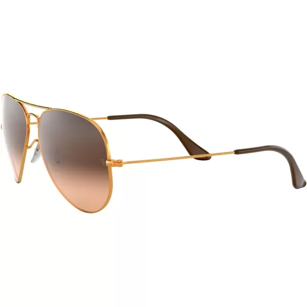 RayBan Rb3025 Classic AviatorLight BronzePink Gradient Brown