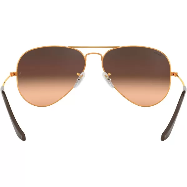 RayBan Rb3025 Classic AviatorLight BronzePink Gradient Brown