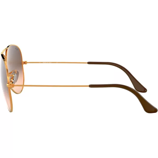 RayBan Rb3025 Classic AviatorLight BronzePink Gradient Brown