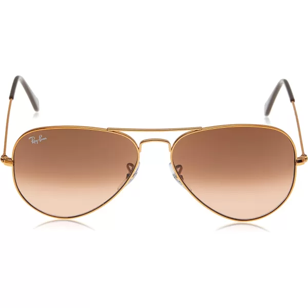 RayBan Rb3025 Classic AviatorMedium BronzeGreen Gradient Brown