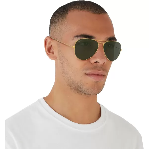 RayBan Rb3025 Classic AviatorPolished GoldG15 Green