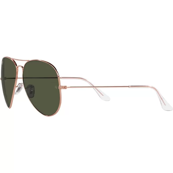 RayBan Rb3025 Classic AviatorRose GoldGreen