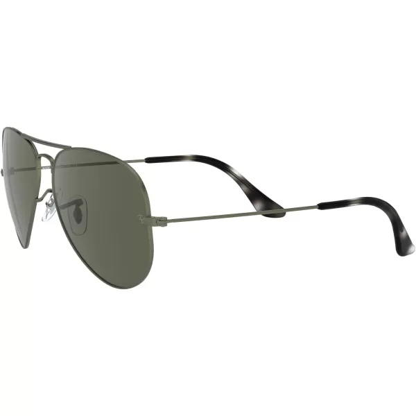 RayBan Rb3025 Classic AviatorSand Transparent GreenG15 Green