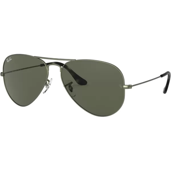 RayBan Rb3025 Classic AviatorSand Transparent GreenG15 Green