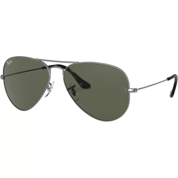 RayBan Rb3025 Classic AviatorSand Transparent GreyG15 Green