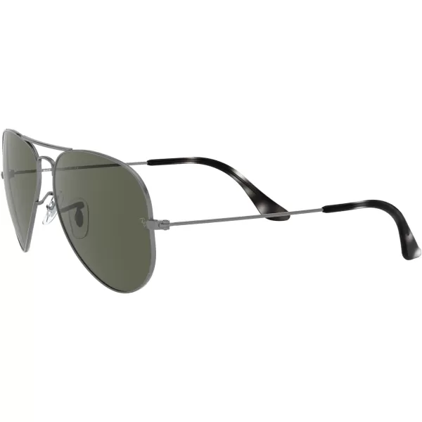 RayBan Rb3025 Classic AviatorSand Transparent GreyG15 Green