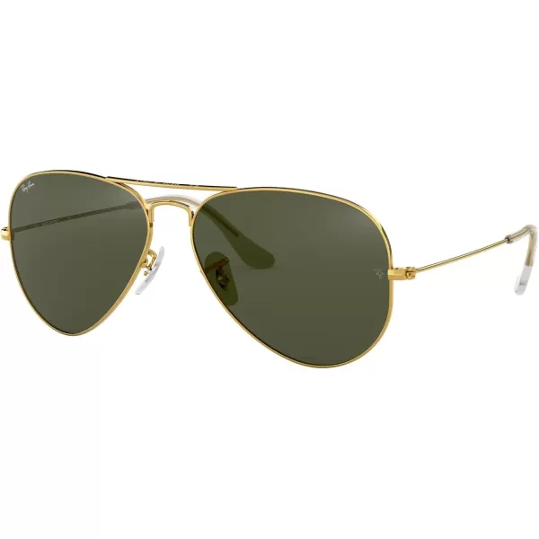 RayBan Rb3025 Classic AviatorShiny GoldG15 Green