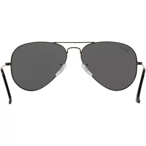 RayBan Rb3025 Classic Polarized Aviator SunglassesBlackPolarized Black