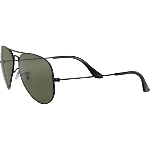 RayBan Rb3025 Classic Polarized Aviator SunglassesBlackPolarized G15 Green