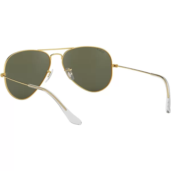 RayBan Rb3025 Classic Polarized Aviator SunglassesGoldGreen Polarized