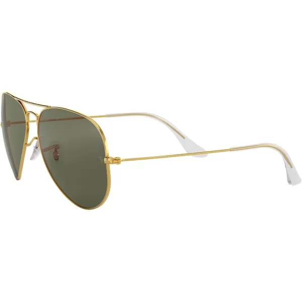 RayBan Rb3025 Classic Polarized Aviator SunglassesGoldGreen Polarized