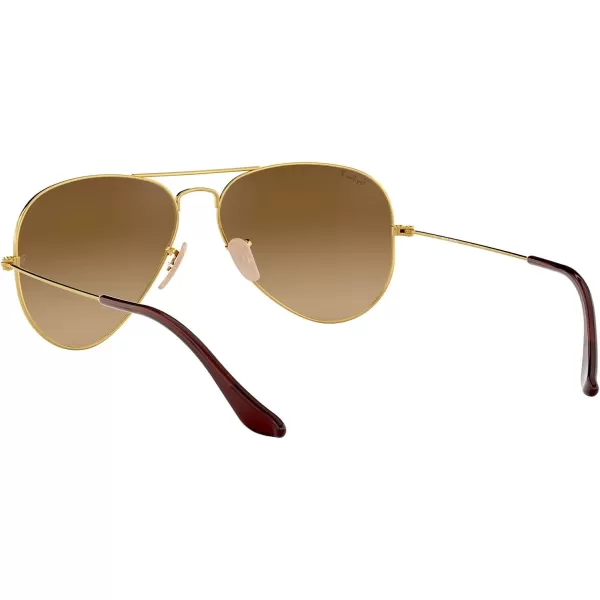 RayBan Rb3025 Classic Polarized Aviator SunglassesGoldPolarized Brown Gradient