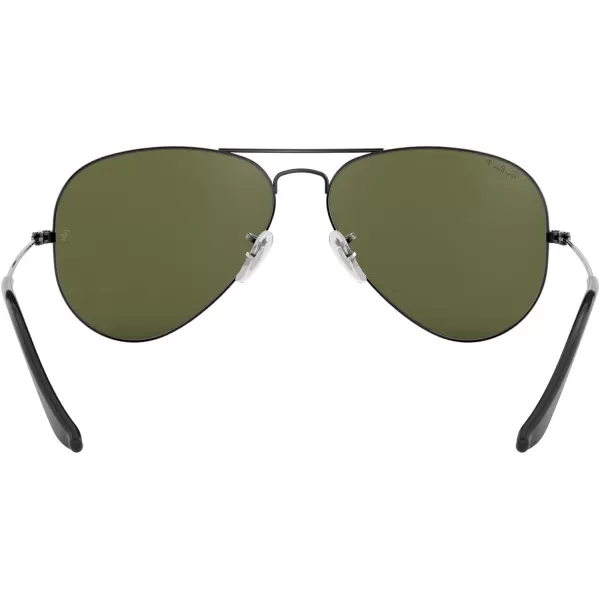 RayBan Rb3025 Classic Polarized Aviator SunglassesGunmetalPolarized G15 Green