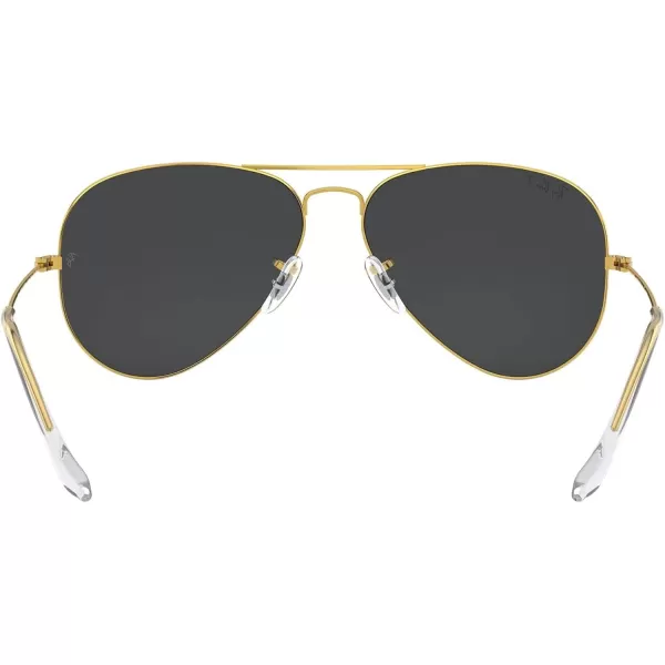 RayBan Rb3025 Classic Polarized Aviator SunglassesLegend GoldPolarized Black