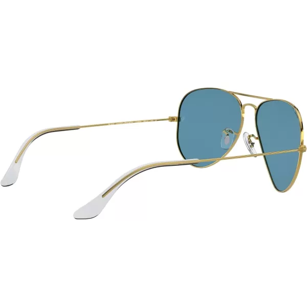 RayBan Rb3025 Classic Polarized Aviator SunglassesLegend GoldPolarized Blue