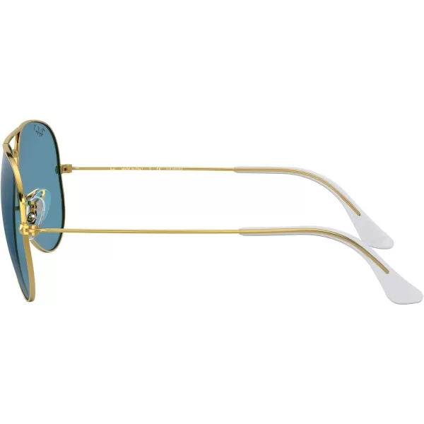 RayBan Rb3025 Classic Polarized Aviator SunglassesLegend GoldPolarized Blue