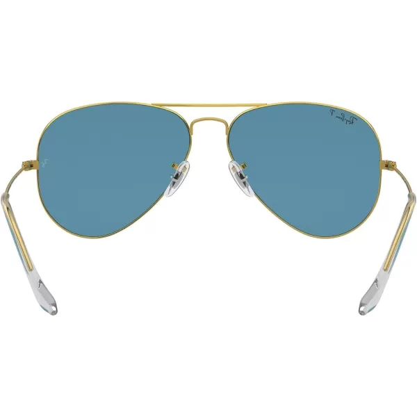 RayBan Rb3025 Classic Polarized Aviator SunglassesLegend GoldPolarized Blue