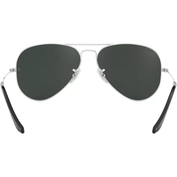 RayBan Rb3025 Classic Polarized Aviator SunglassesSilverPolarized Grey Mirrored Silver