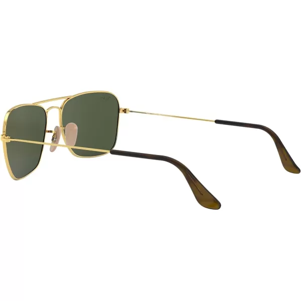 RayBan Rb3136 Caravan Square SunglassesGold HavanaG15 Green