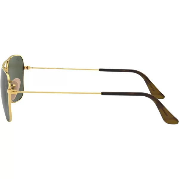 RayBan Rb3136 Caravan Square SunglassesGold HavanaG15 Green