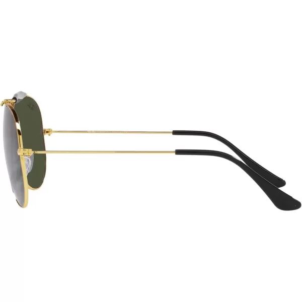 RayBan Rb3138 Shooter Aviator SunglassesLegend GoldGreen