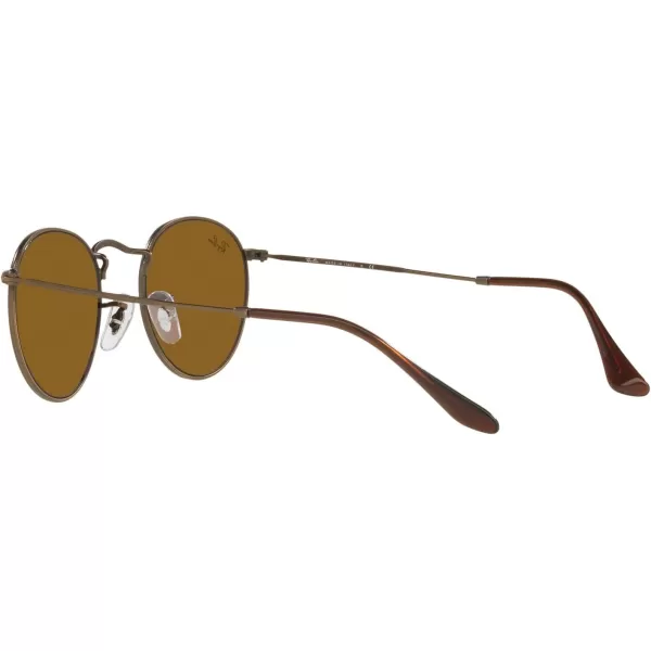 RayBan Rb3447 Round Metal SunglassesAntique GoldBrown