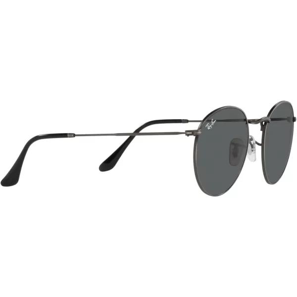 RayBan Rb3447 Round Metal SunglassesAntique GunmetalDark Grey